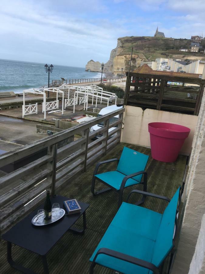 Le Noroit Vue Sur Mer Étretat Buitenkant foto